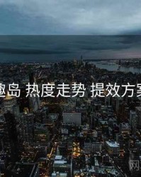 趣岛 热度走势 提效方案