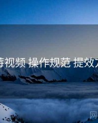 蓝莓视频 操作规范 提效方案