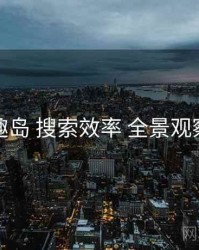 趣岛 搜索效率 全景观察