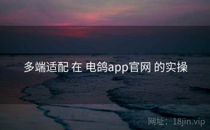 多端适配 在 电鸽app官网 的实操 多端适配 在 电鸽app官网 的实操